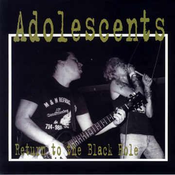ADOLESCENTS "Return To The Black Hole" LP (5&10) Yellow Vinyl